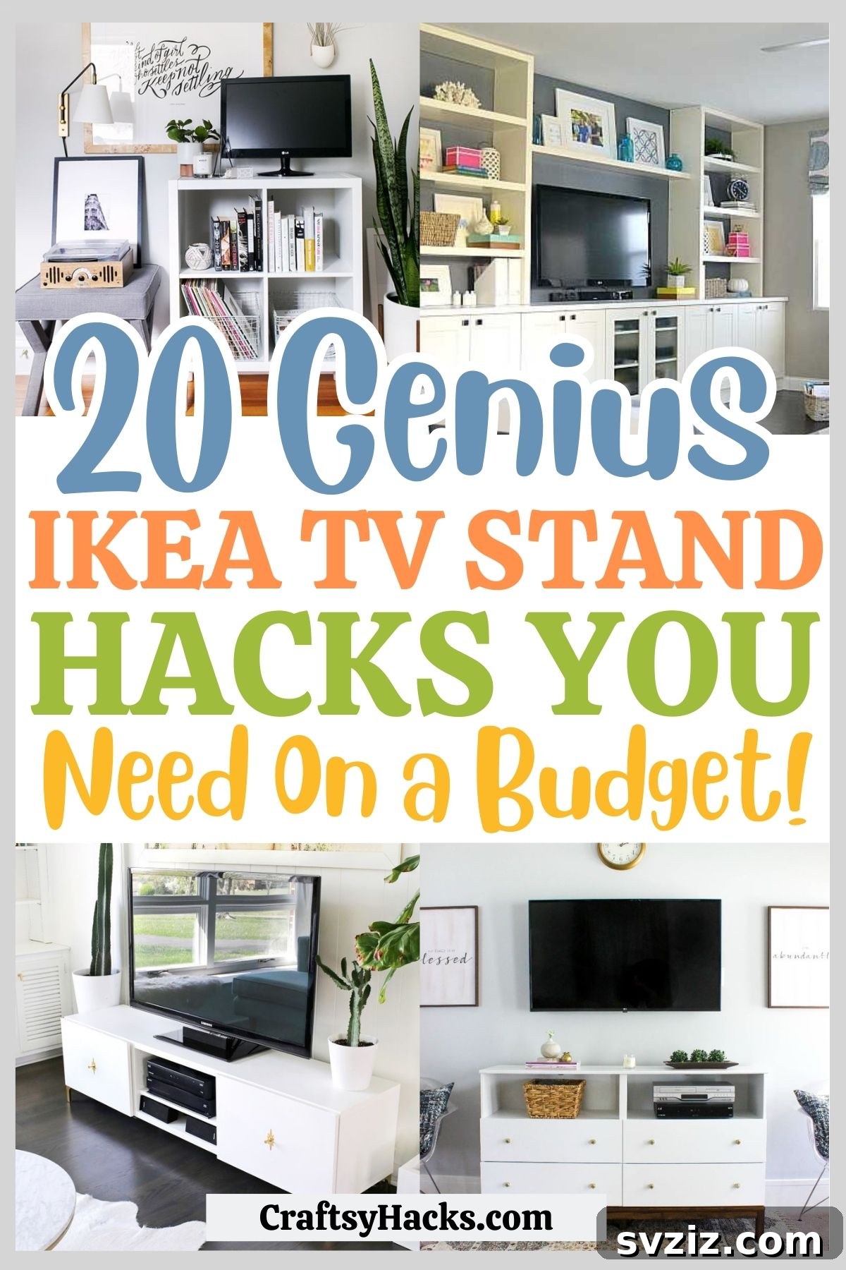 20 Ingenious IKEA TV Stand Upgrades 2 ikea tv stand hacks