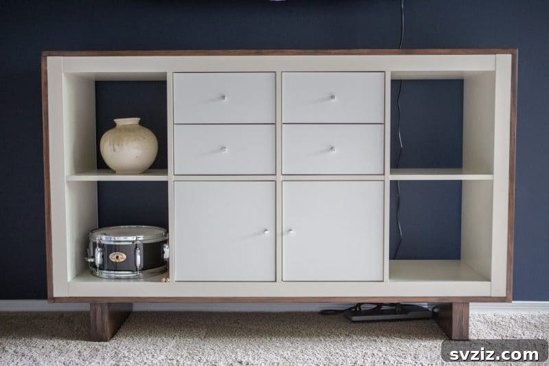20 Ingenious IKEA TV Stand Upgrades 12 Mid-Sized EXPEDIT