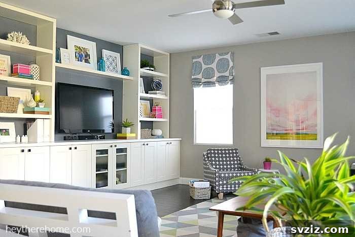 20 Ingenious IKEA TV Stand Upgrades 16 DIY built-ins