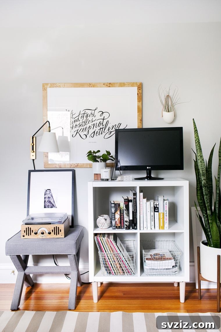 20 Ingenious IKEA TV Stand Upgrades 7 kallax tv box
