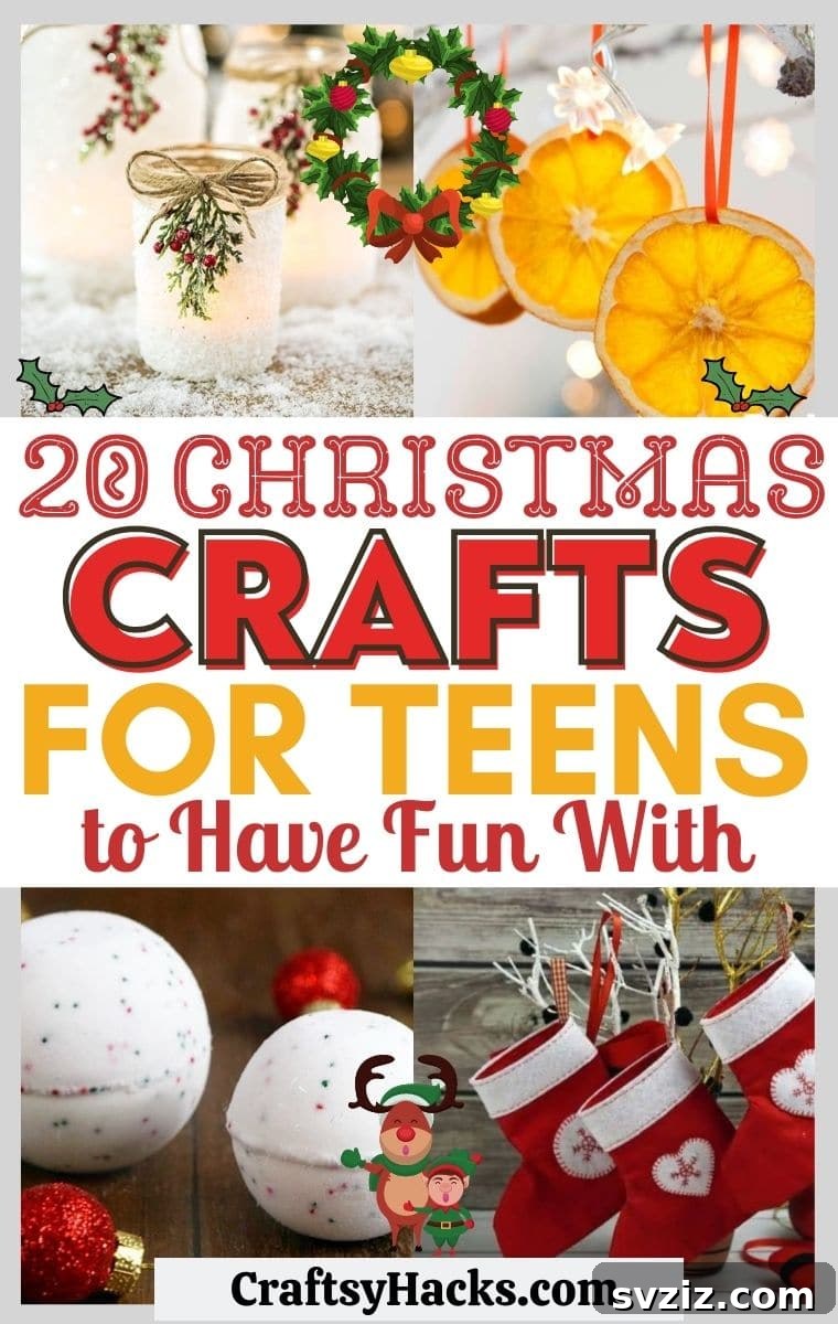 20 Festive Holiday DIYs for Teens 2 holiday craft ideas for teens