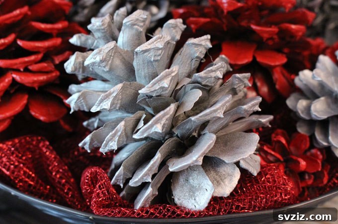 20 Festive Holiday DIYs for Teens 15 DIY Painted Pinecones