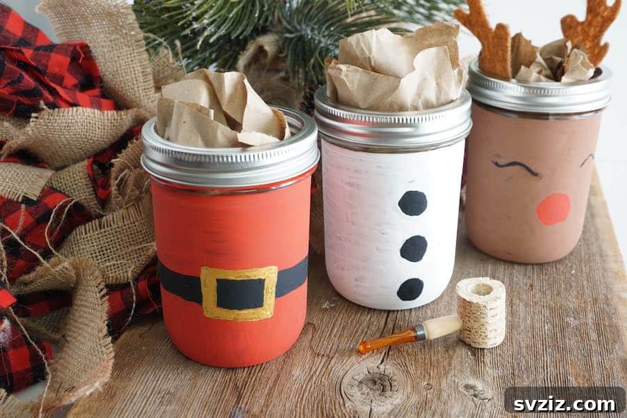 20 Festive Holiday DIYs for Teens 5 Christmas Mason Jars