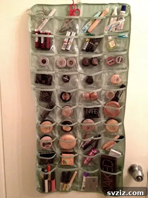 Hanging Shoe Organizer for Makeup Storage