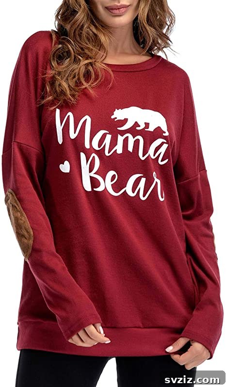 20 Christmas Gifts Mom Will Adore 4 Mama Bear Graphic Sweatshirt