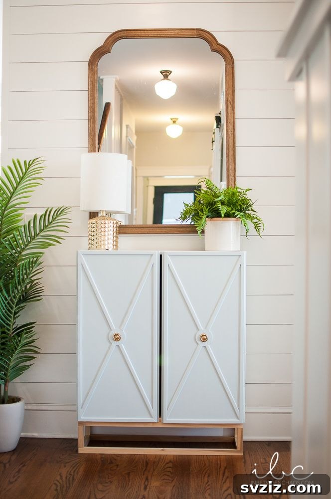 Standalone IVAR cabinet with geometric design