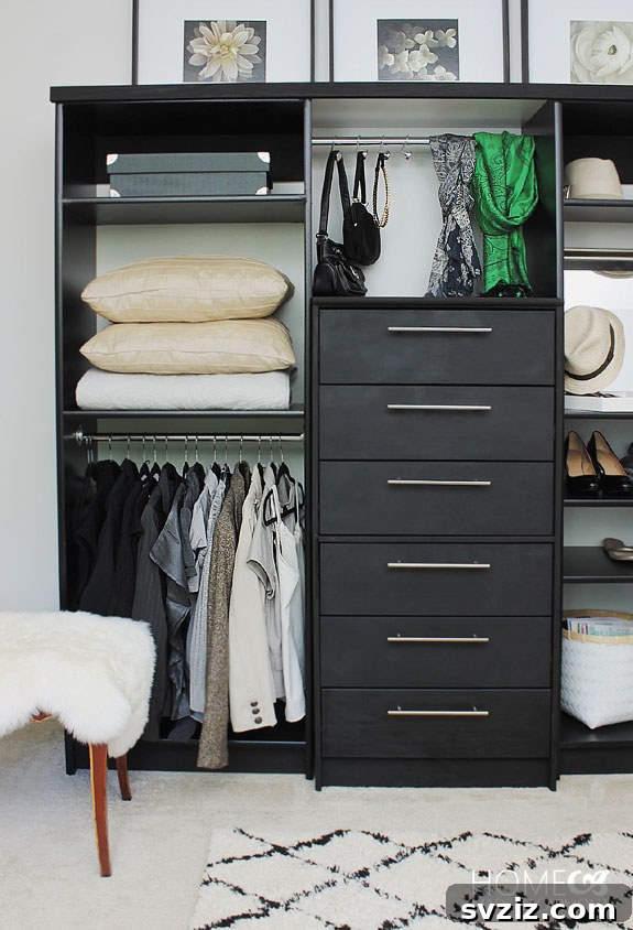 DIY Full-Sized Wardrobe from IKEA Rast Dressers