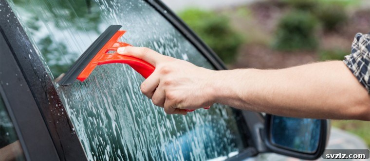 Zero-Effort Shine: 11 Lazy Car Cleaning Hacks 9 Alcohol being used to clean car windows for streak-free results