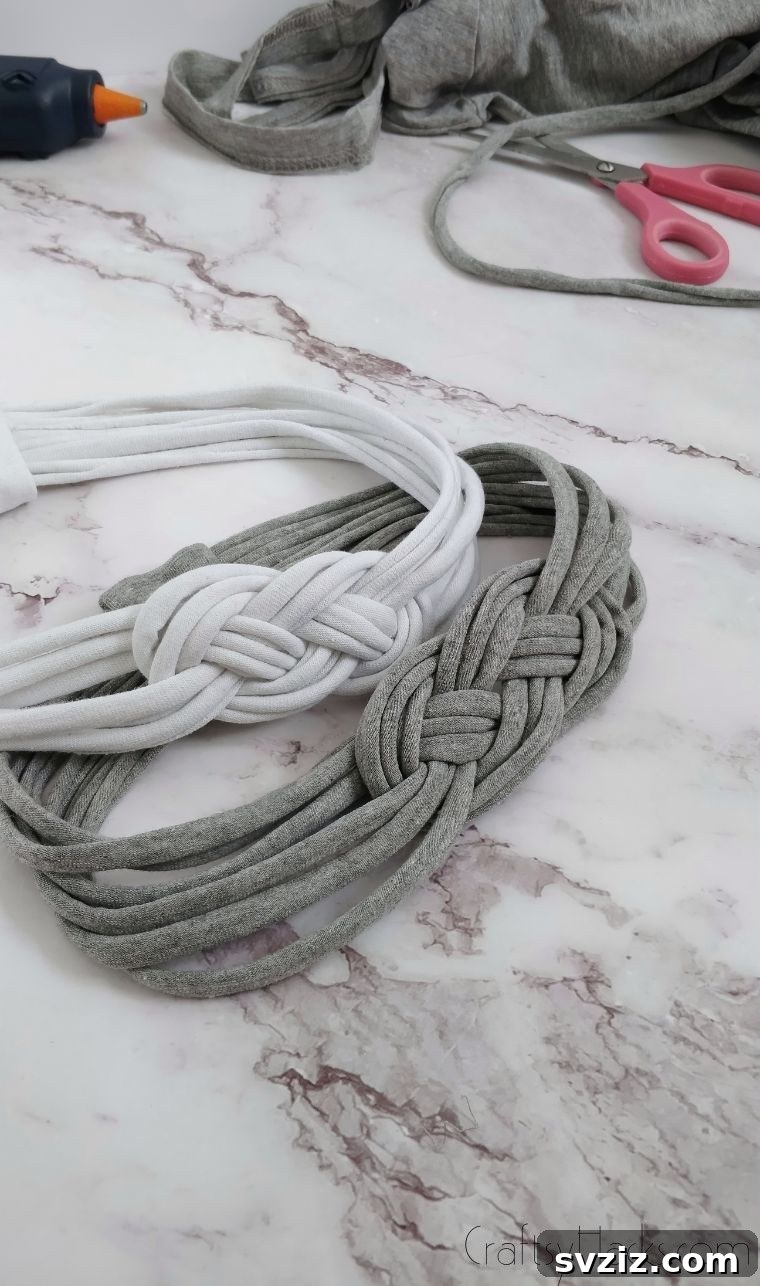 diy headband with supplies