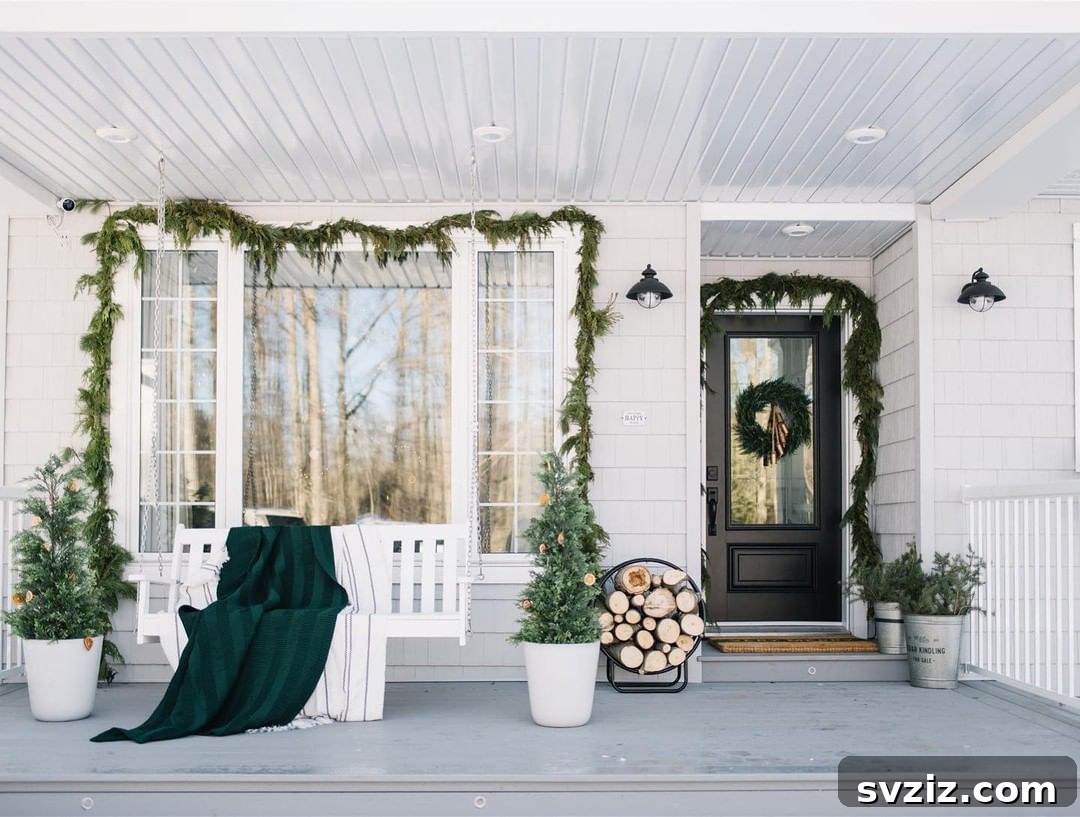 minimalistic porch