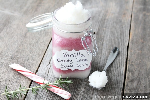 Crafty Christmas: 20 Handmade Gifts for Your Nearest and Dearest 14 Homemade Candy Cane Peppermint Sugar Scrub