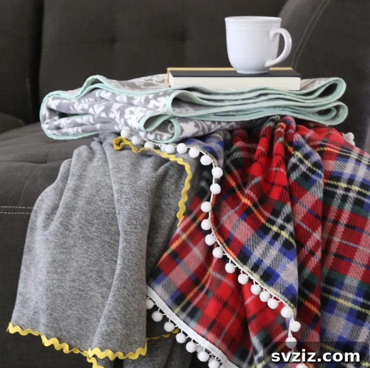 Crafty Christmas: 20 Handmade Gifts for Your Nearest and Dearest 15 Handmade Fleece Blankets