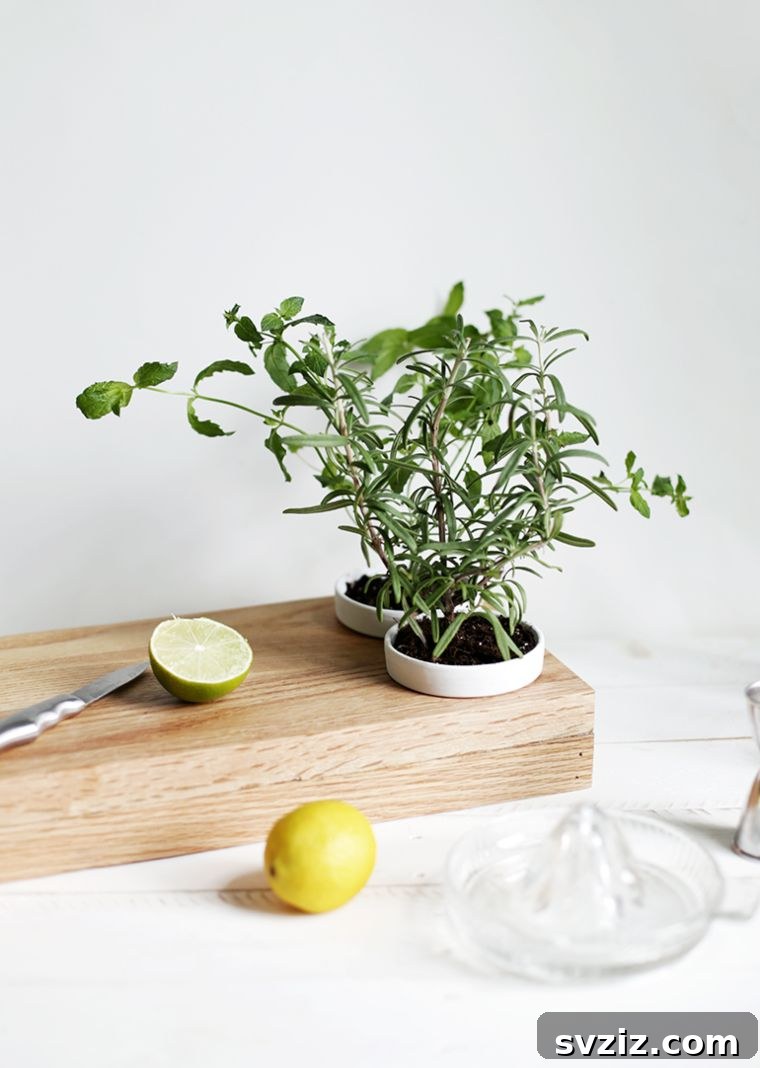Crafty Christmas: 20 Handmade Gifts for Your Nearest and Dearest 19 Homemade Herb Planter Cutting Board