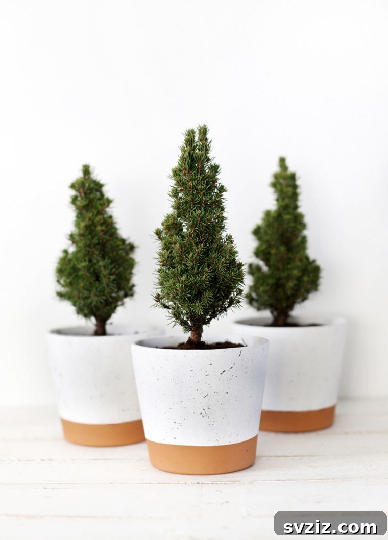 Crafty Christmas: 20 Handmade Gifts for Your Nearest and Dearest 8 DIY Paint Splatter Planter Pot