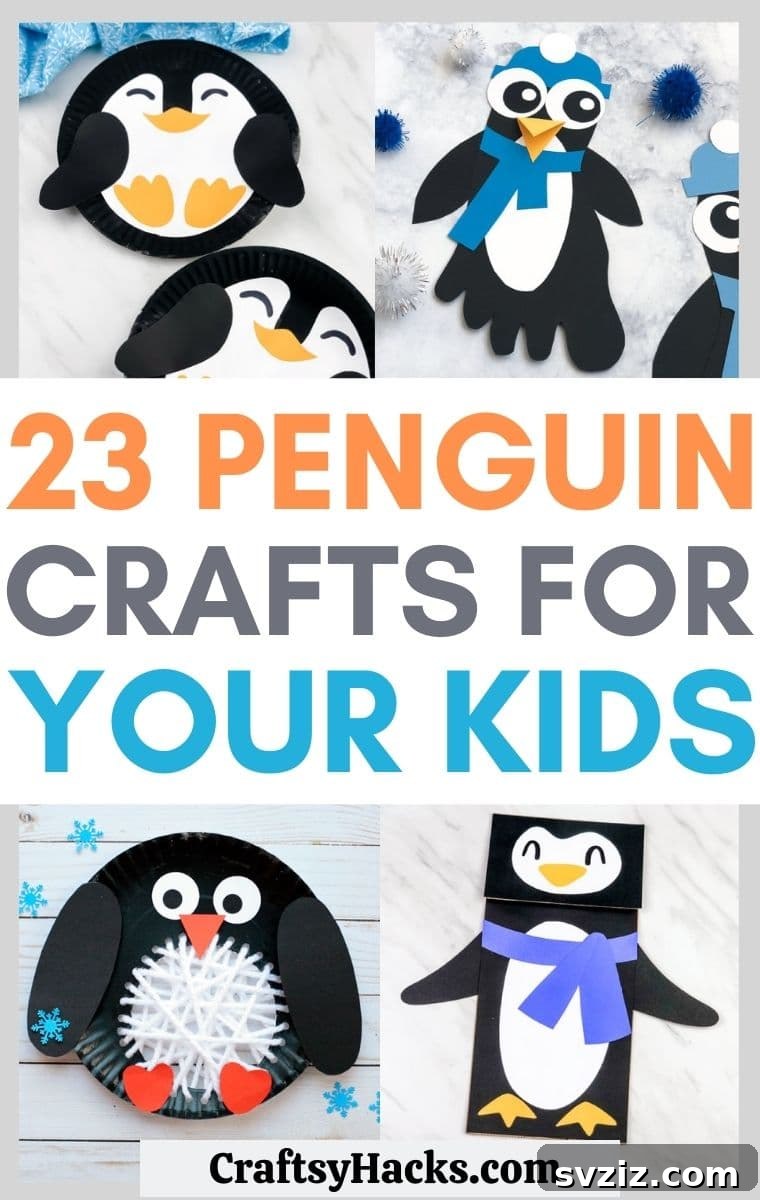 Fun Penguin Craft Ideas for Kids 2 penguin craft ideas