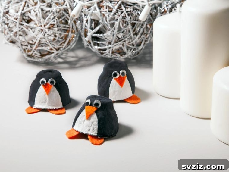 Fun Penguin Craft Ideas for Kids 21 Egg Carton Penguins