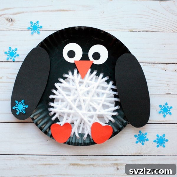 Fun Penguin Craft Ideas for Kids 25 Woven Penguin Paper Plate