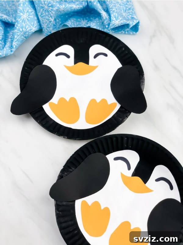 Fun Penguin Craft Ideas for Kids 5 Paper Plate Penguin