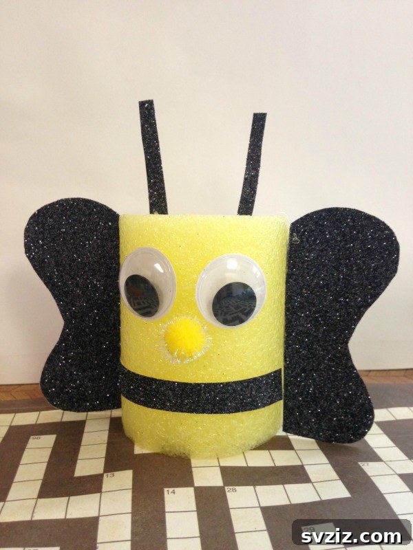 Pool Noodle Bumblebee