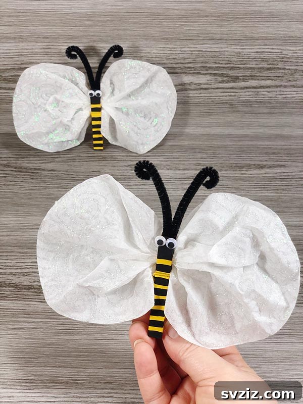 Coffee Filter Bumblebees