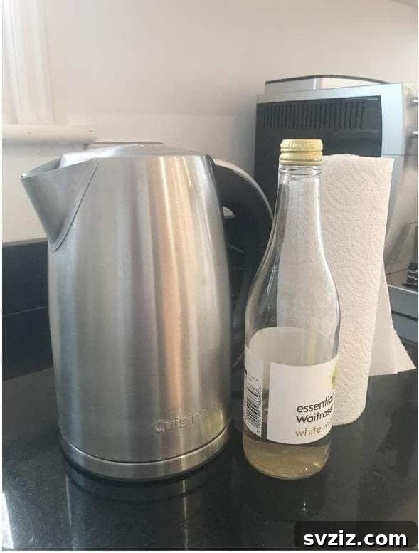 Clean Smarter Not Harder: 10 Time Saving Hacks 8 Kettle Descaling with Vinegar