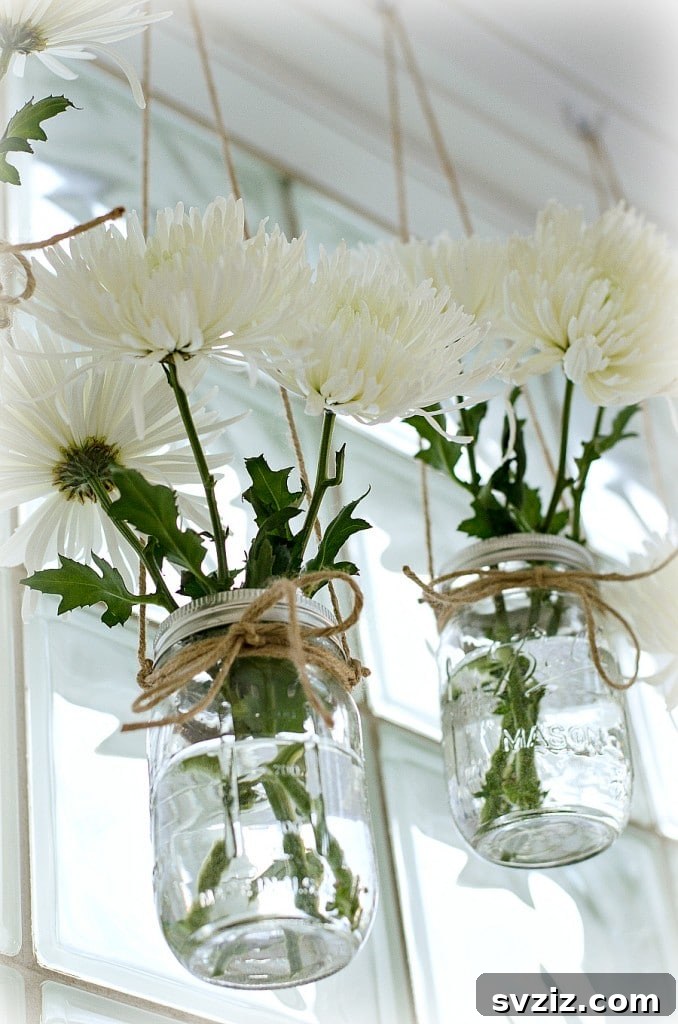 Decorate Your Home with Mason Jars using Command Hooks