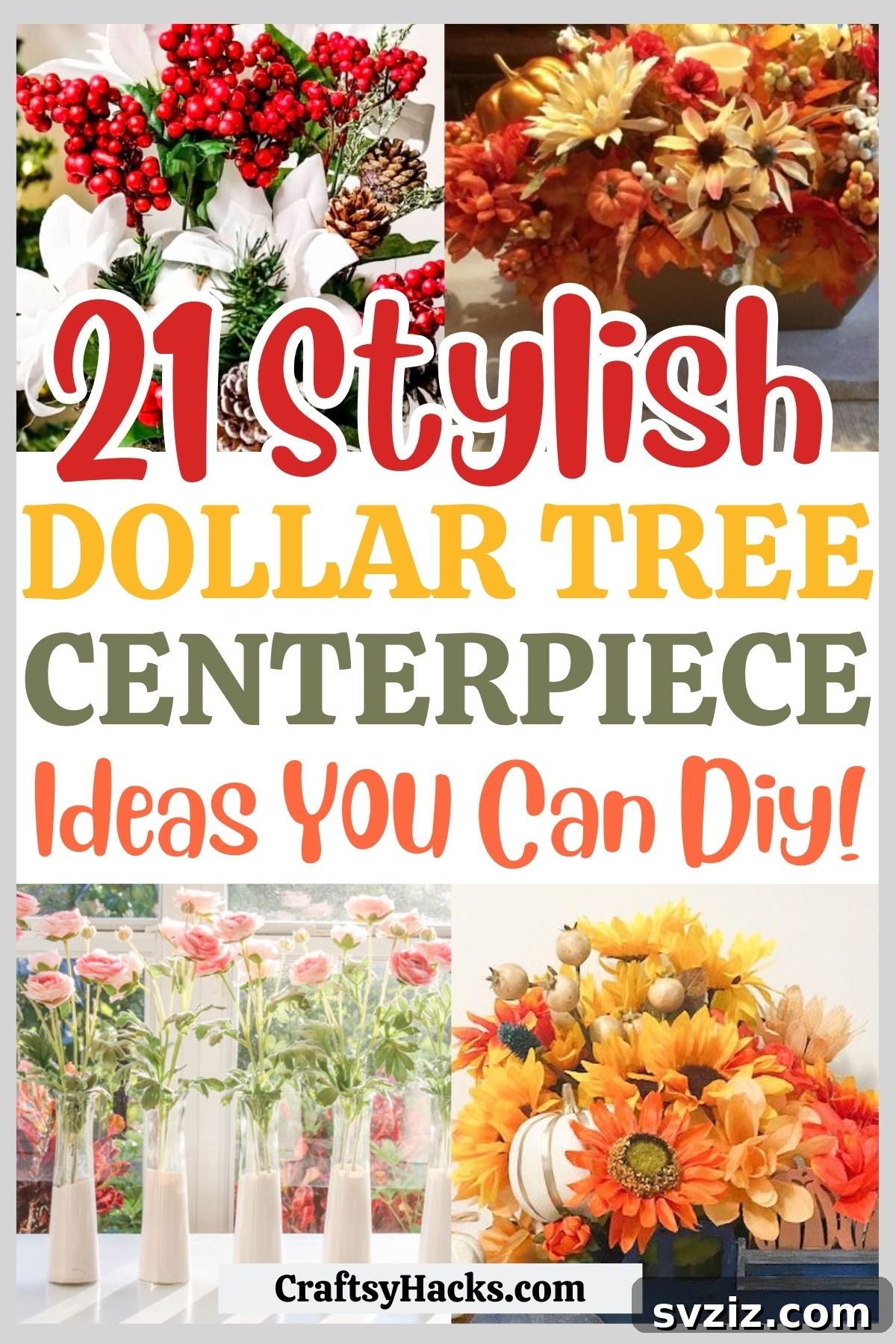 Dollar Tree Magic: DIY Centerpiece Transformations 2 dollar tree centerpieces