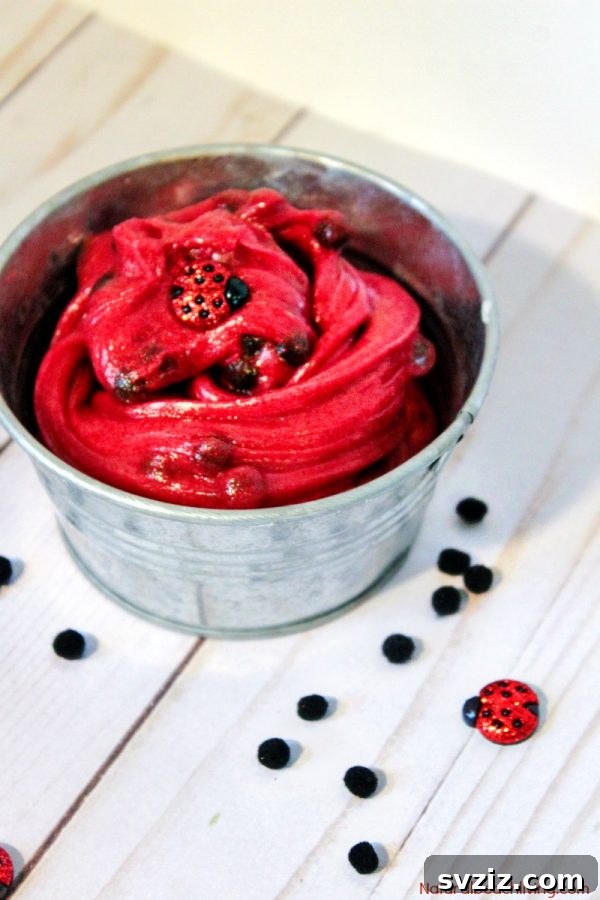 Homemade Ladybug Clear Slime Recipe