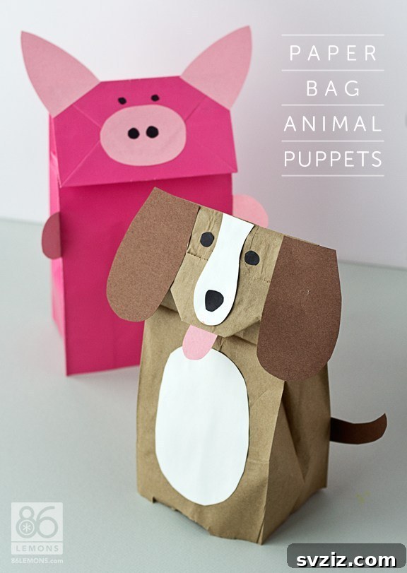 Pawsome Doggy DIYs for Little Ones 12 Paper Bag Puppets