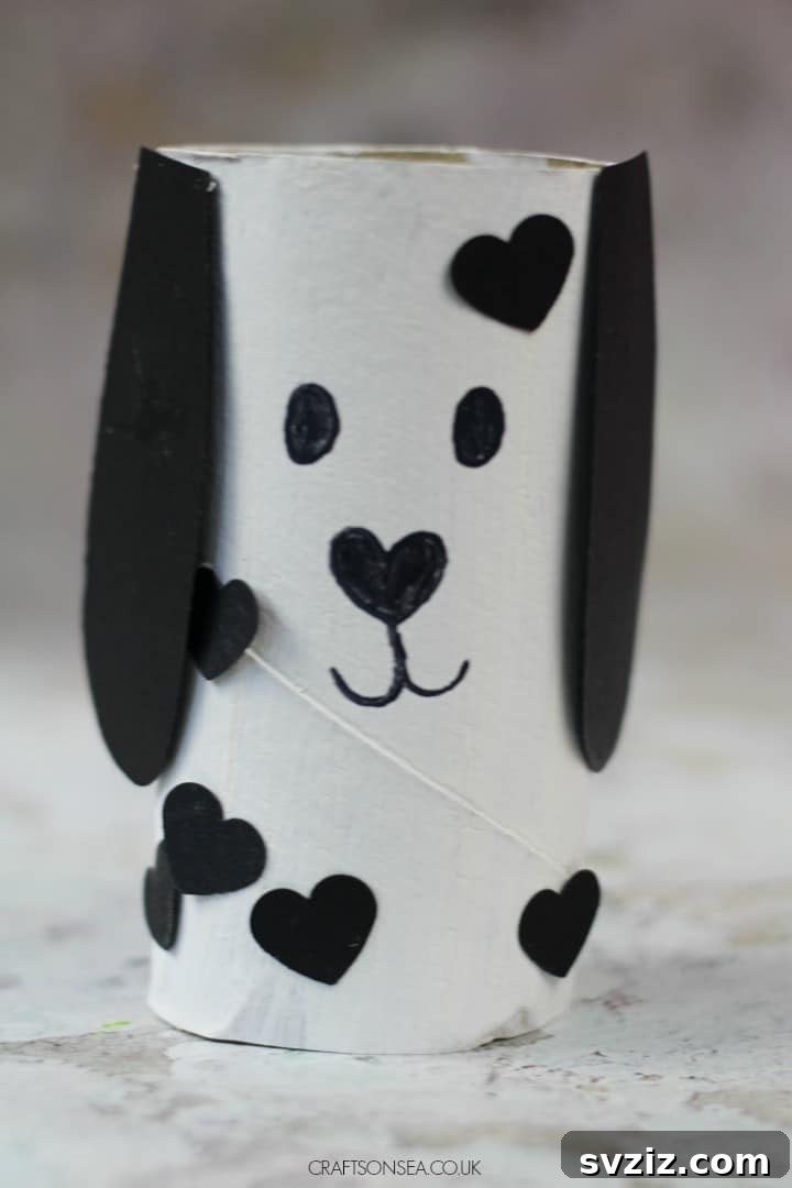 Pawsome Doggy DIYs for Little Ones 16 Toilet Roll Puppy