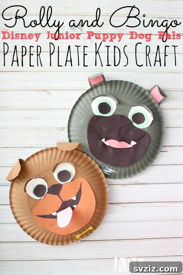 Pawsome Doggy DIYs for Little Ones 21 Rolly and Bingo Paper Plates