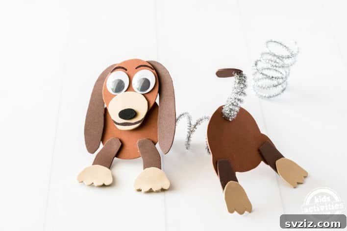 Pawsome Doggy DIYs for Little Ones 5 Toy Story Slinky Dog