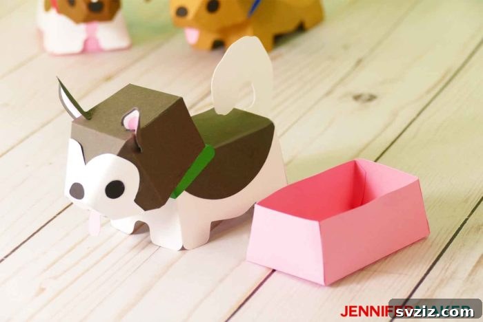 Pawsome Doggy DIYs for Little Ones 8 Paper Dog Boxes