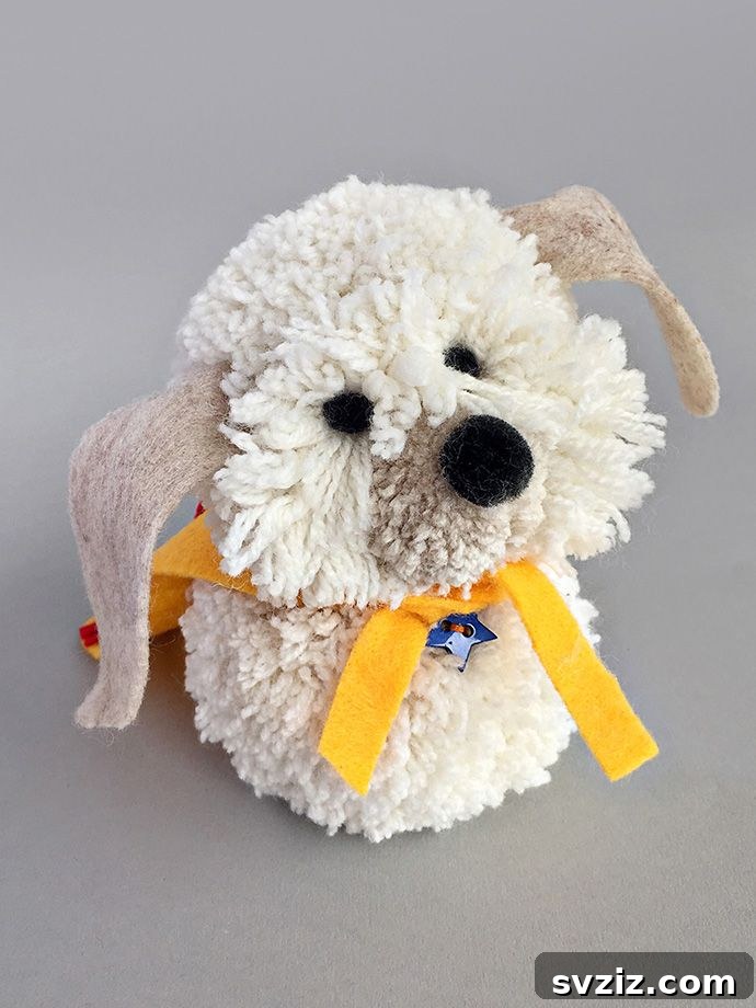 Pawsome Doggy DIYs for Little Ones 10 DIY Pom Pom Pup