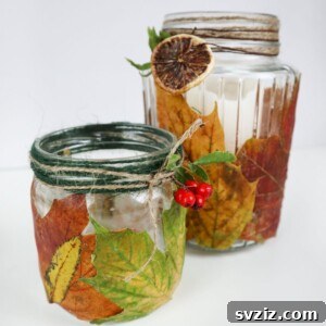 Featured image of a DIY leaf candle holder, showcasing its rustic beauty and warm glow.