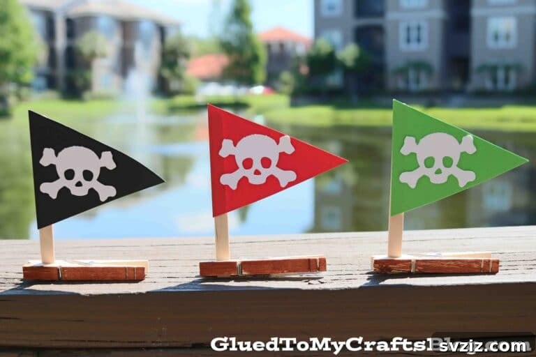 Clothespin Pirate Ships