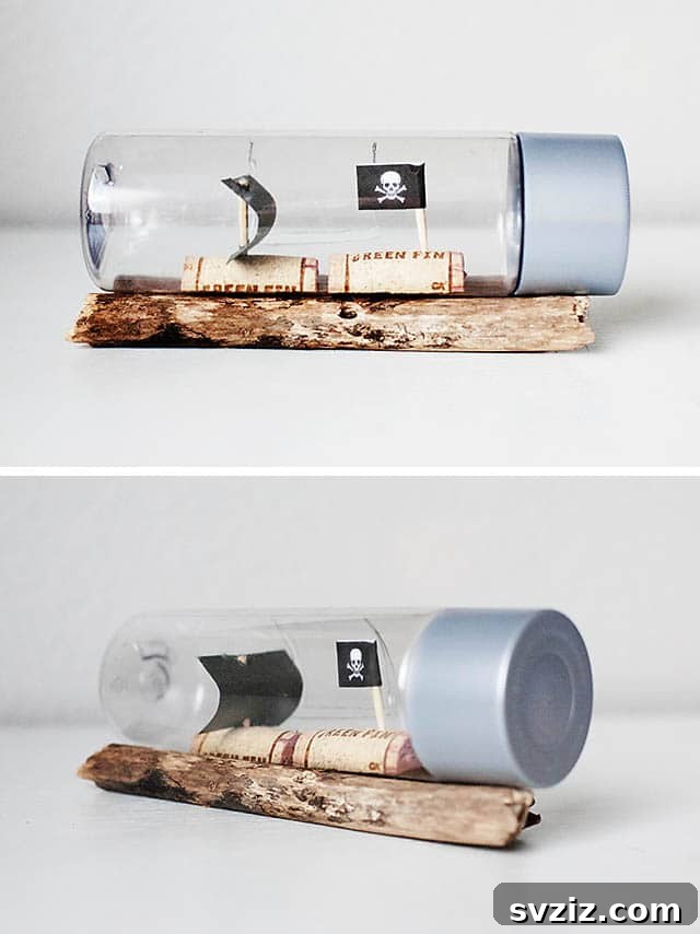 Pirate Ships in a Bottle