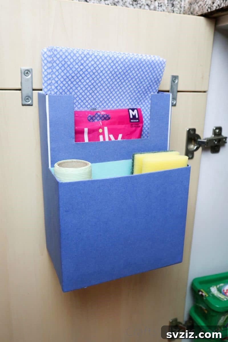 diy cabinet organizer