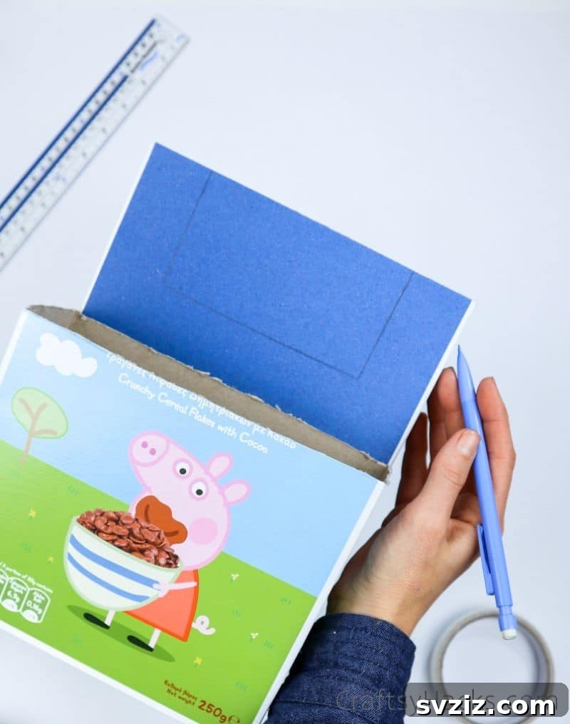 drawing rectangle on box