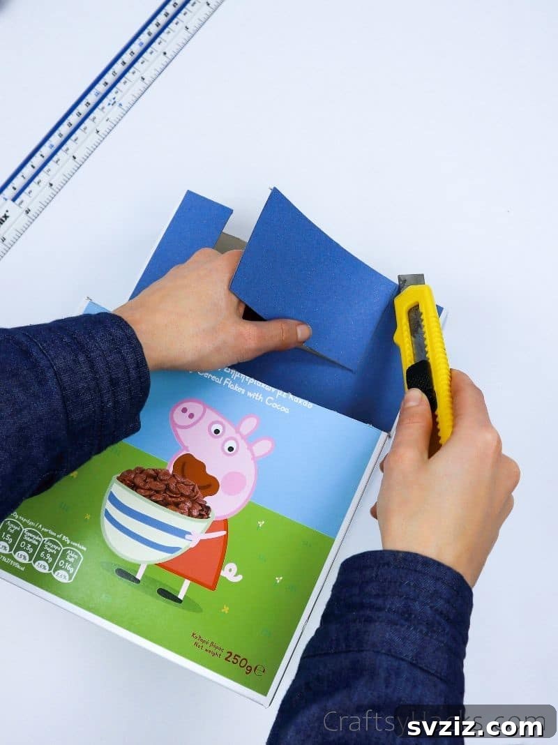 cutting out rectangle