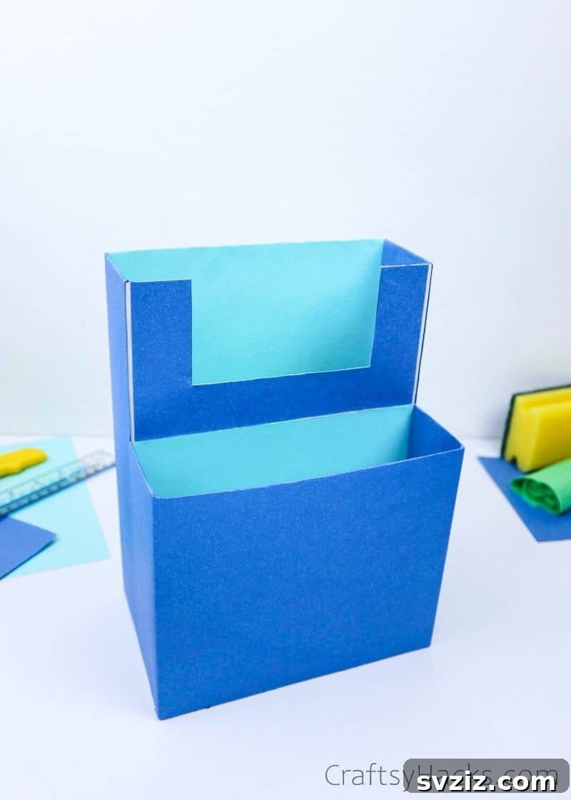 cereal box organizer on table