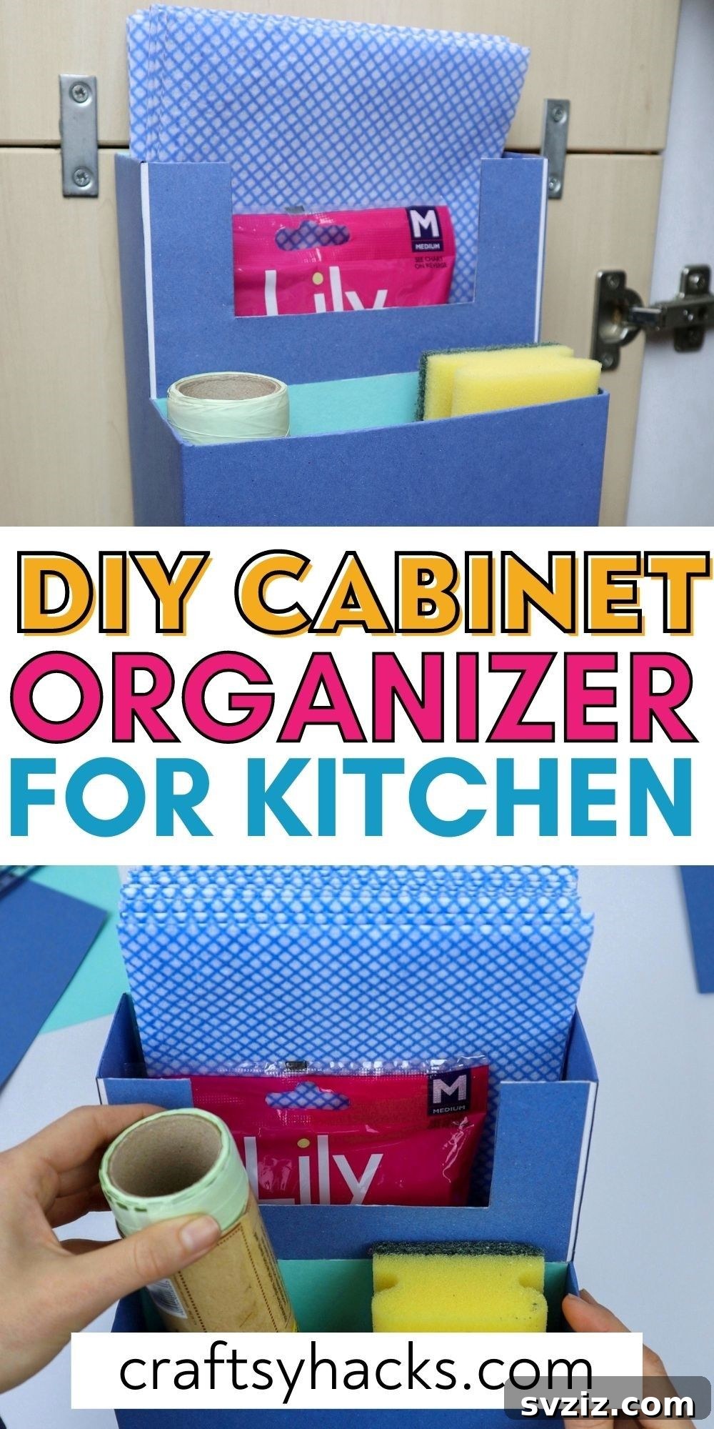 diy cabinet organizer for kitchen pinterest pin