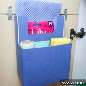 DIY cabinet organizer