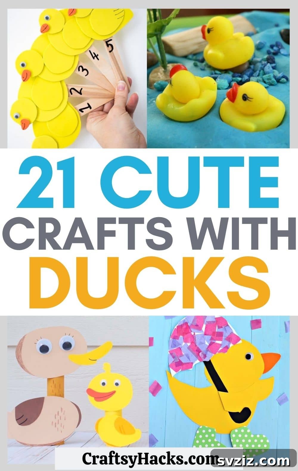 21 Duck Crafts: Let Young Imaginations Take Flight! 2 duck craft ideas for kids