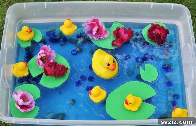 21 Duck Crafts: Let Young Imaginations Take Flight! 15 Rubber Duck Sensory Bins for Toddlers