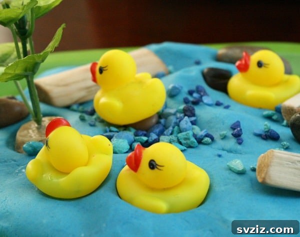 21 Duck Crafts: Let Young Imaginations Take Flight! 16 Duck Pond Play Dough Activity