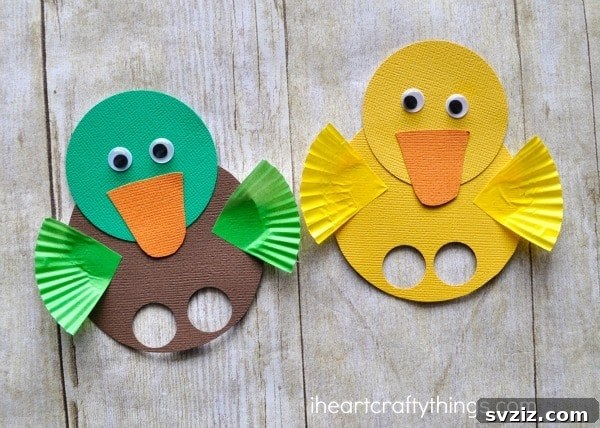 21 Duck Crafts: Let Young Imaginations Take Flight! 3 Duck Finger Puppets for Kids
