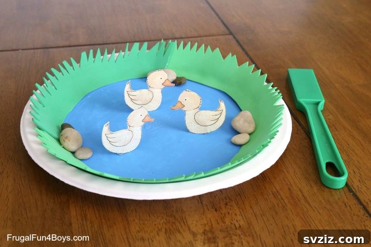 21 Duck Crafts: Let Young Imaginations Take Flight! 4 Magnetic Paper Plate Duck Pond Craft