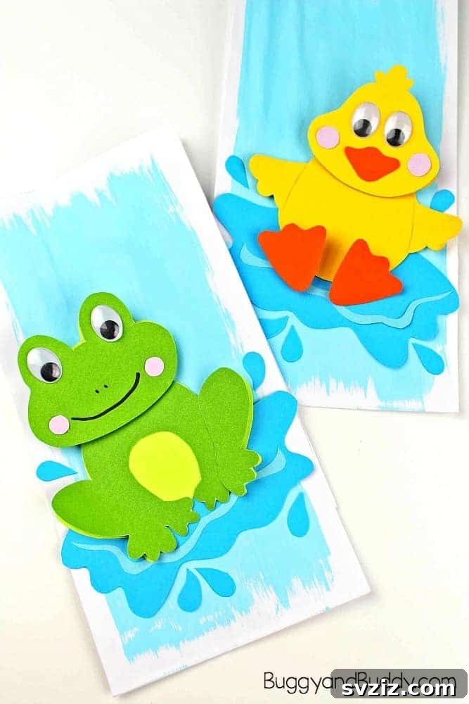 21 Duck Crafts: Let Young Imaginations Take Flight! 7 Splashing Duck Paper Craft for Kids