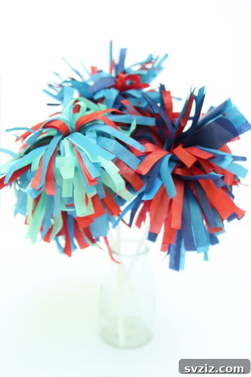 Safe Tissue Paper Sparklers for Kids